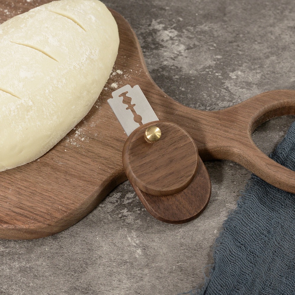 Bread Lame Scoring - Folding Wood Handle Bread Lame Detachable