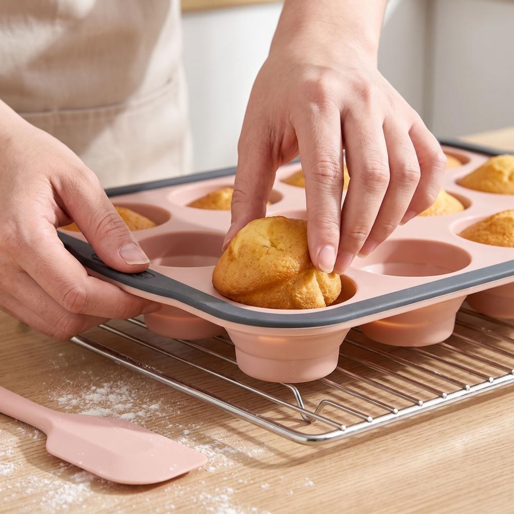 Kitchen Essentials Baking Tray - Kitchen Baking Essentials Silicone Muffin Pan