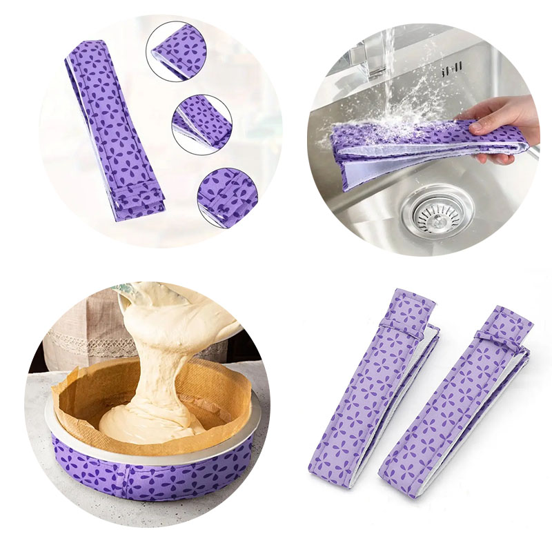 Kitchen Baking Essentials - Professional Bake Strip for Cake Pans