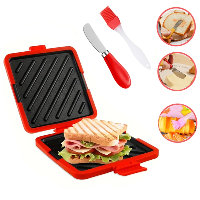 3pack Food Grade Sandwich Toas - Kitchen Baking Brush 评论和价格