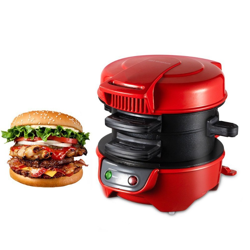 220V 110V Mini Electric Burger - Kitchen Baking Machine 评论和价格