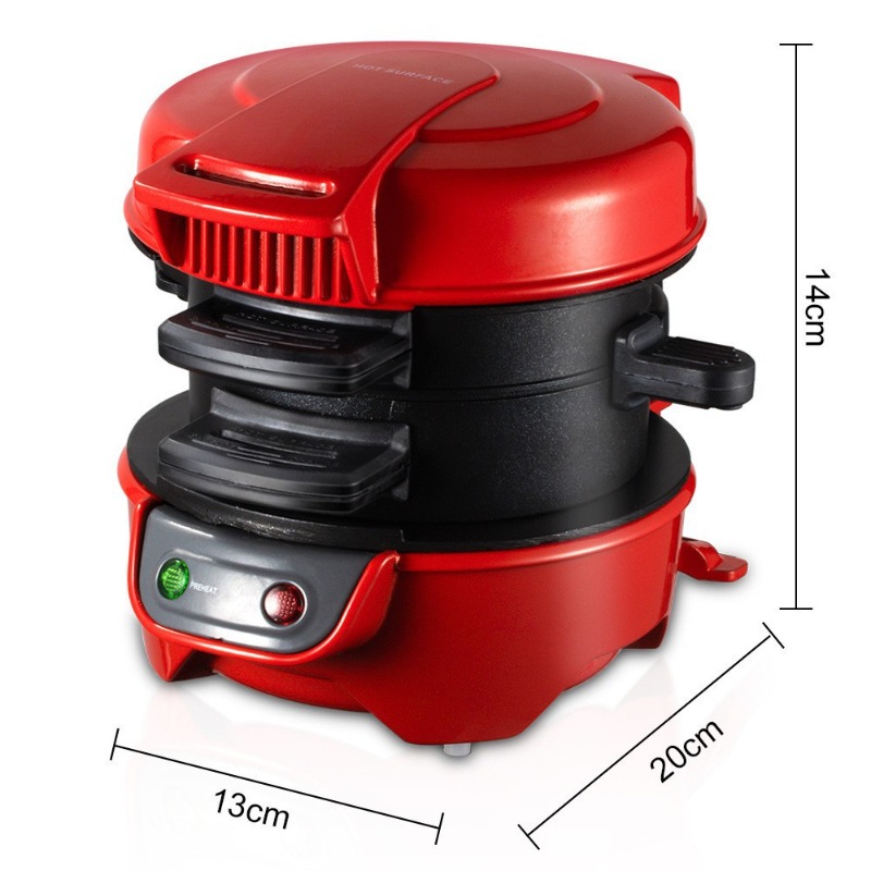 220V 110V Mini Electric Burger - Kitchen Baking Machine 评论和价格
