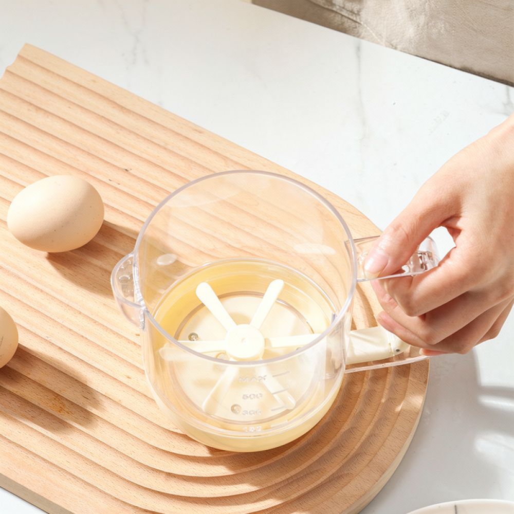 Handheld Egg Beater Mixing Cup - Kitchen Baking Storage Containers 评论和价格