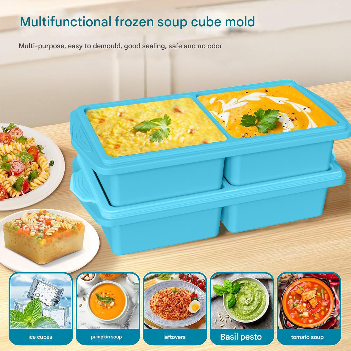 Large Silicone Ice Cube Mold w - Kitchen Baking Storage Containers 评论和价格