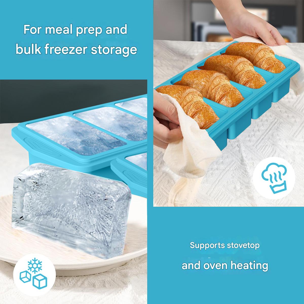 Large Silicone Ice Cube Mold w - Kitchen Baking Storage Containers 评论和价格