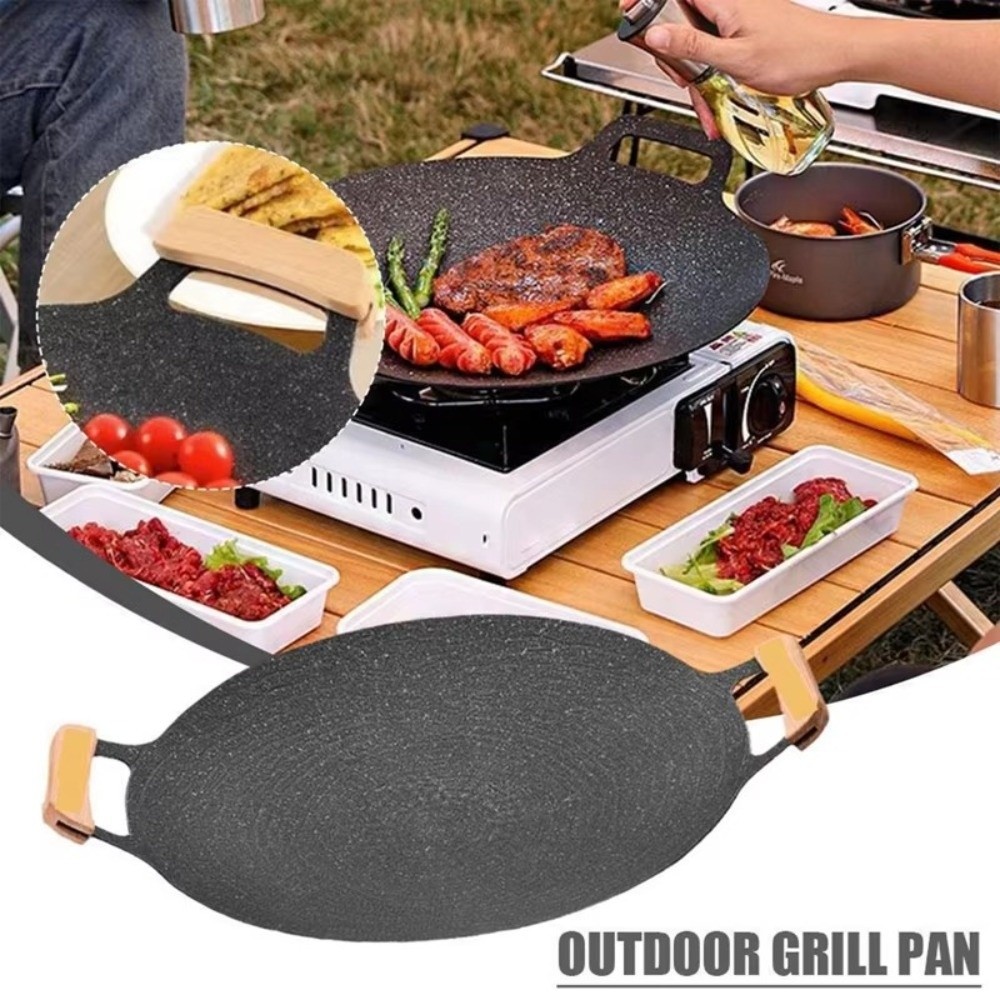 30/32/34/36/38cm Korean BBQ Gr - Kitchen Baking Tray Organiser 评论和价格