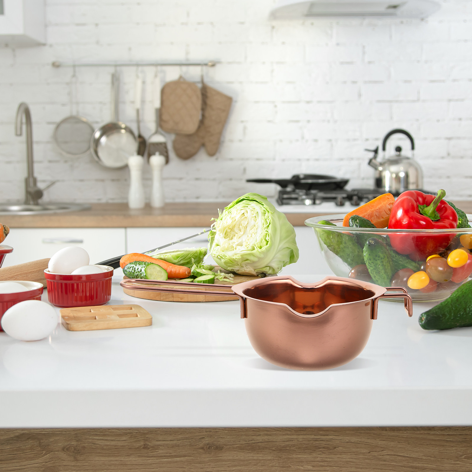 Stainless Steel Melting Bowl 4 - Kitchen Baking Essentials 评论和价格