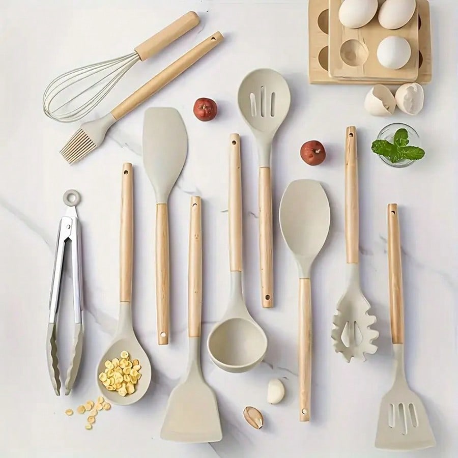 12‑Pack Non‑Stick Silicone Kit - Kitchen Baking Essentials 评论和价格