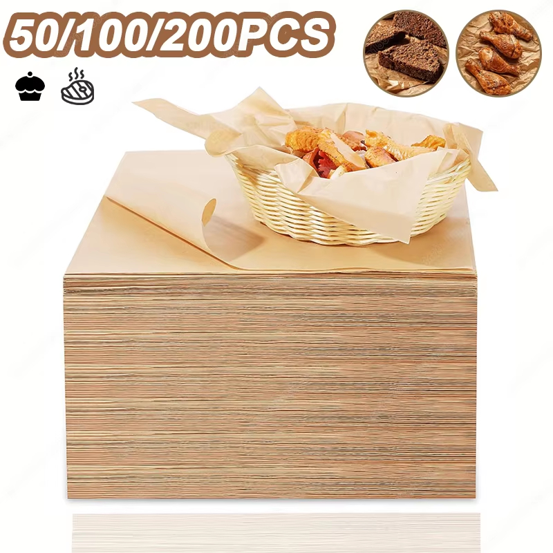 50/100/200PCS Baking Paper Par - Kitchen Baking Oven 评论和价格
