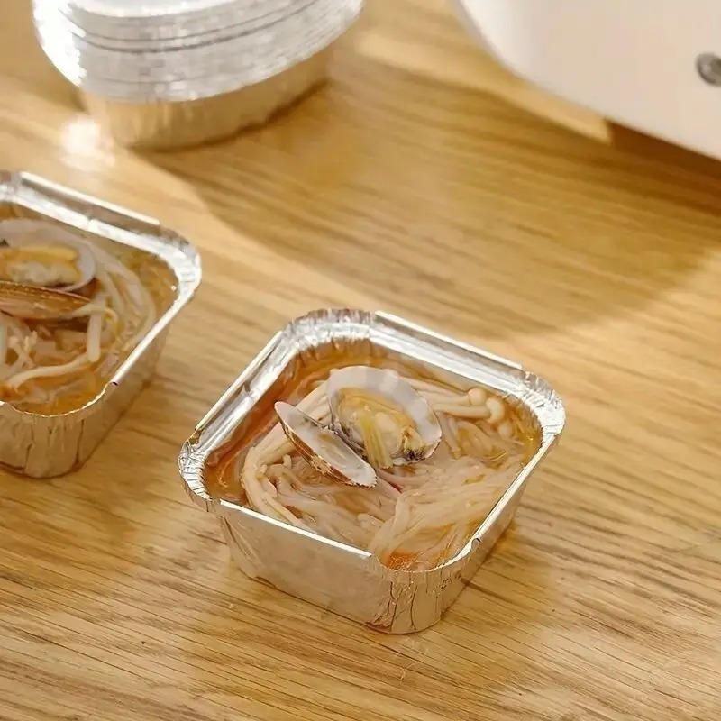 20/40Pcs Square Disposable Alu - Kitchen Baking Storage Containers 评论和价格