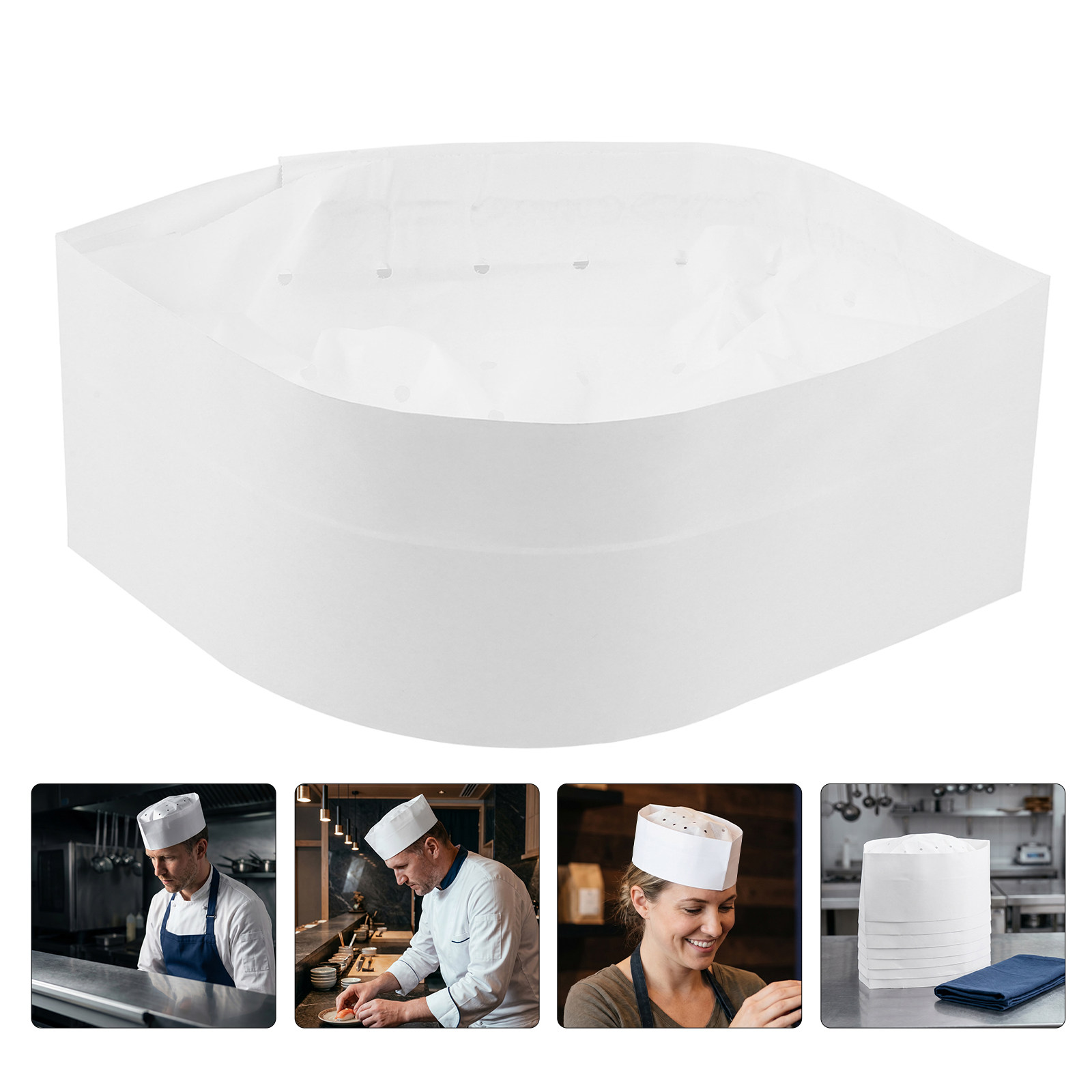 30pcs Disposable paper Chef Sk - Kitchen Baker 评论和价格