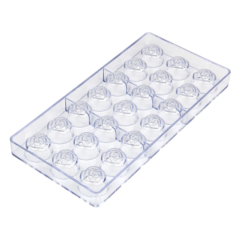 21-Hole Rose Style Transparent - Kitchen Accessories For Baking 评论和价格