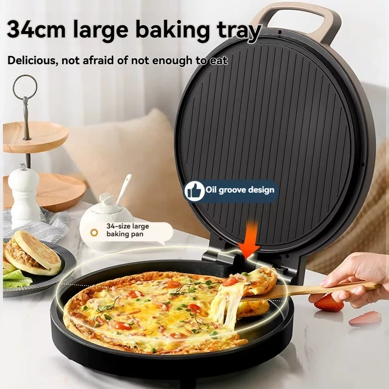 Double-Sided Electric Grill Pa - Kitchen Baking Machine 评论和价格