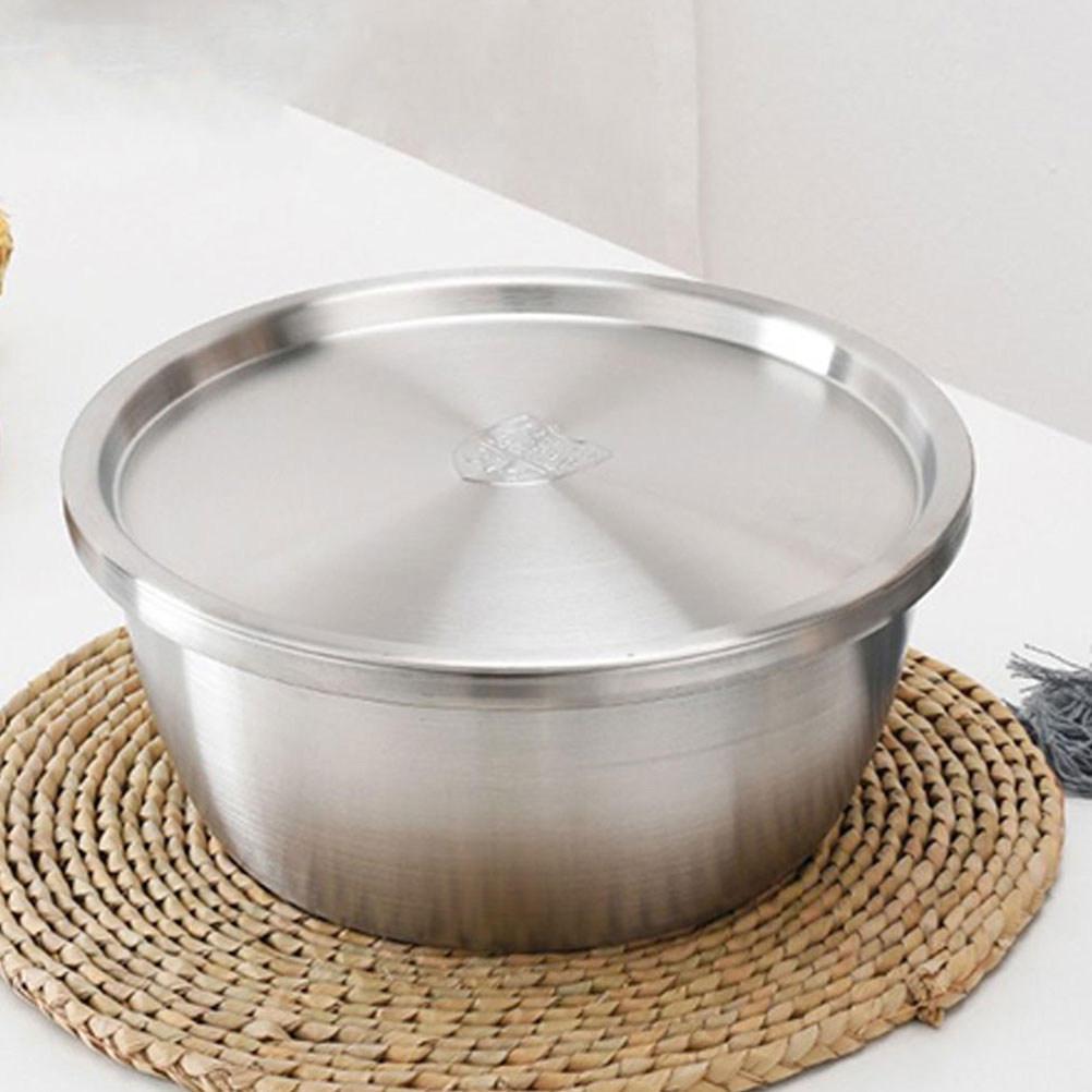 1Set Stainless Steel Mixing Bo - Kitchen Baking Storage Containers 评论和价格