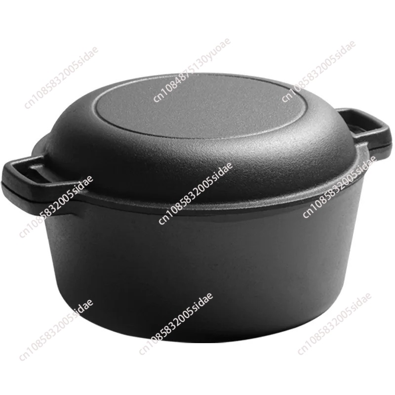 2 In 1 Cast Iron Dutch Oven Ba - Kitchen Baking Oven 评论和价格