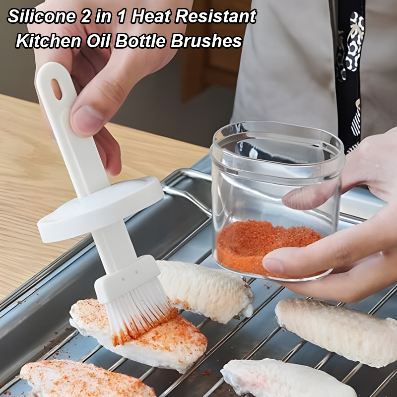 2 in 1 Heat Resistant Kitchen  - Kitchen Baking Brush 评论和价格