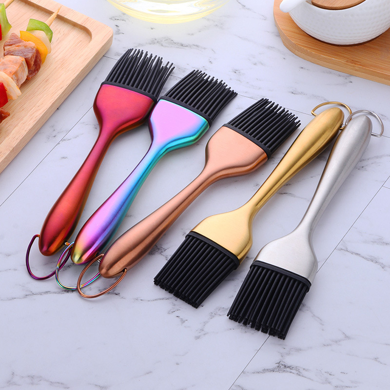 Stainless Steel Silicone Oil B - Kitchen Baking Brush 评论和价格
