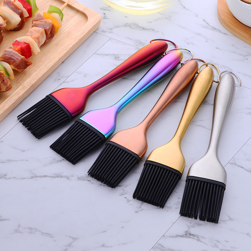 Stainless Steel Silicone Oil B - Kitchen Baking Brush 评论和价格