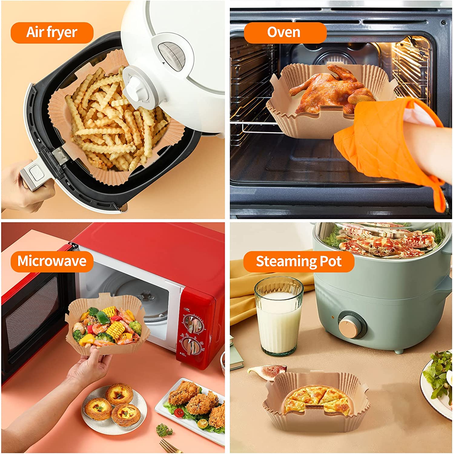 Air Fryer Disposable Baking Pa - Kitchen Accessories For Baking 评论和价格