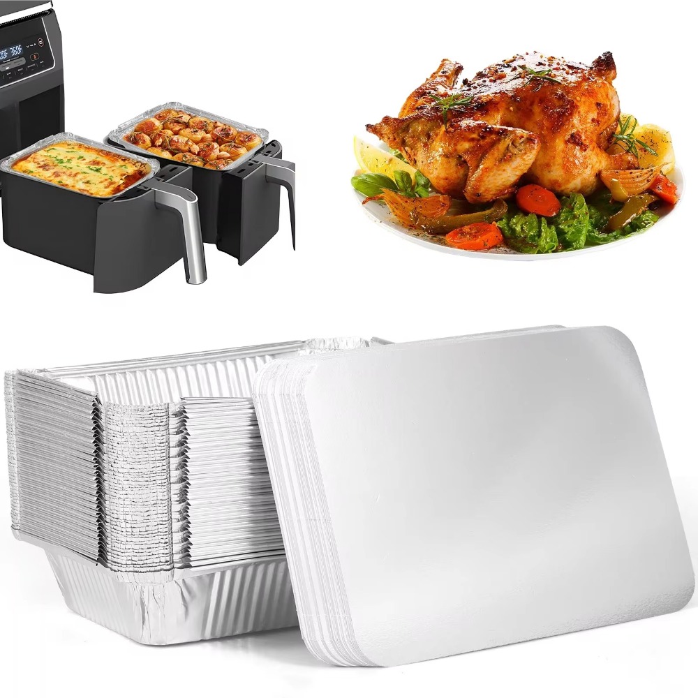 10PCS Disposable Aluminum Foil - Kitchen Baking Storage Containers 评论和价格
