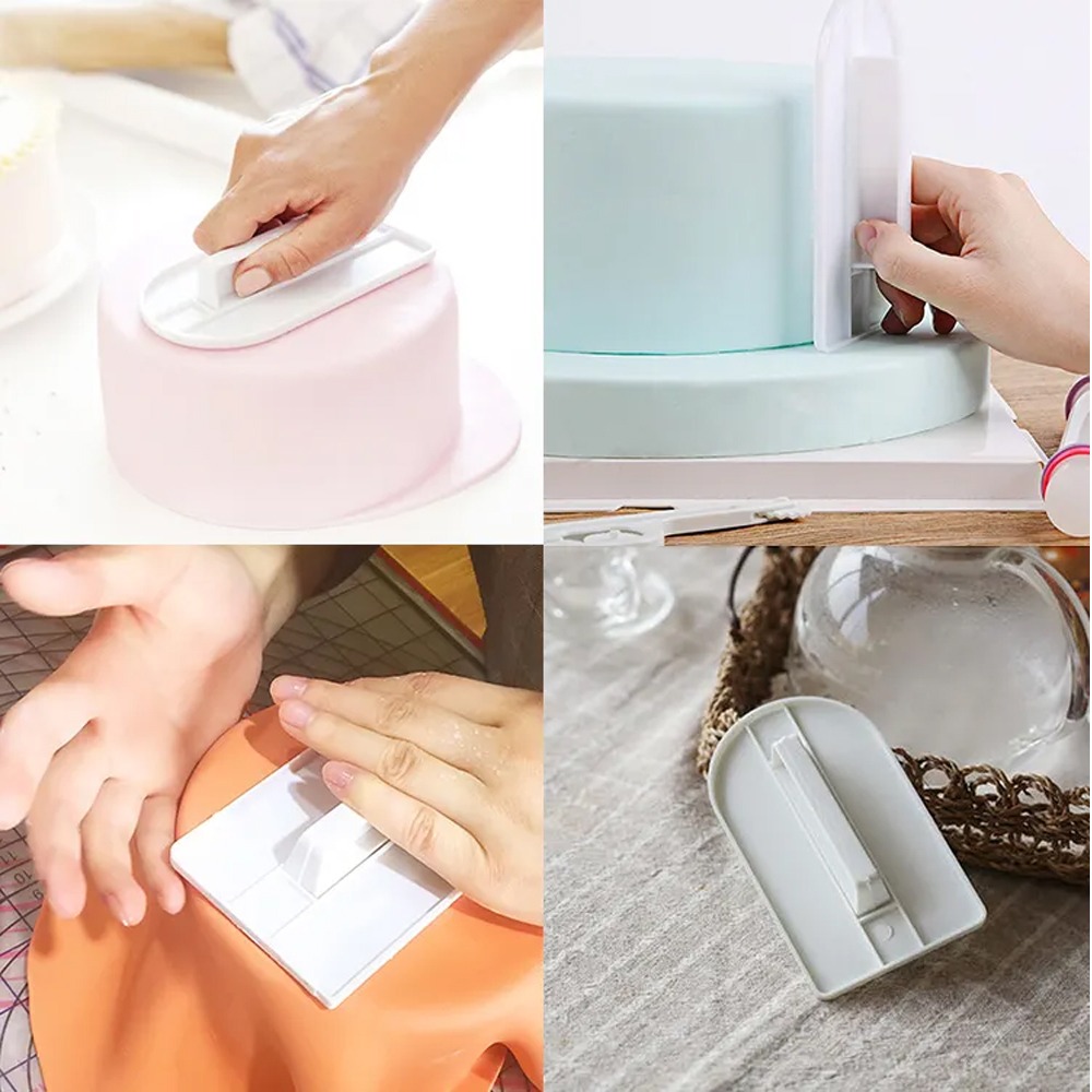 Plastic Cake Smoother DIY Fond - Kitchen Baking Brush 评论和价格