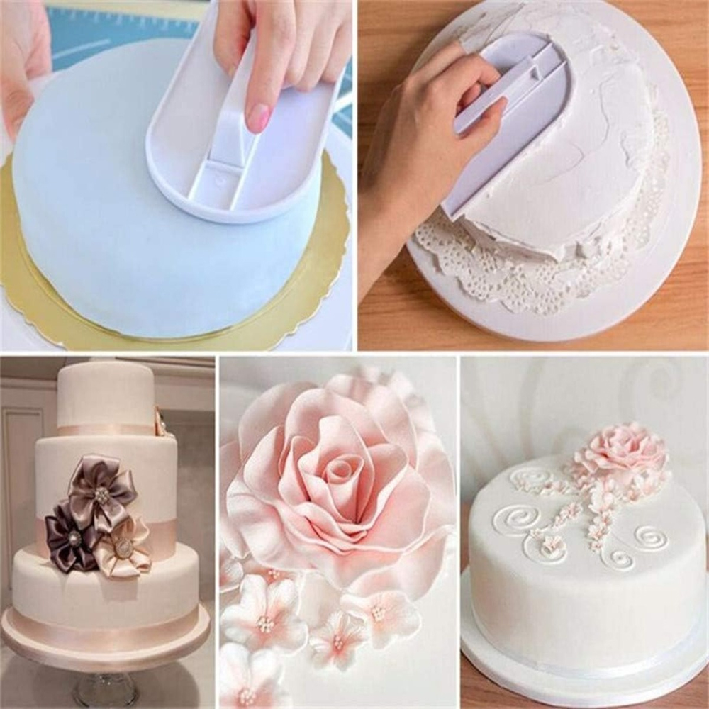 Plastic Cake Smoother DIY Fond - Kitchen Baking Brush 评论和价格