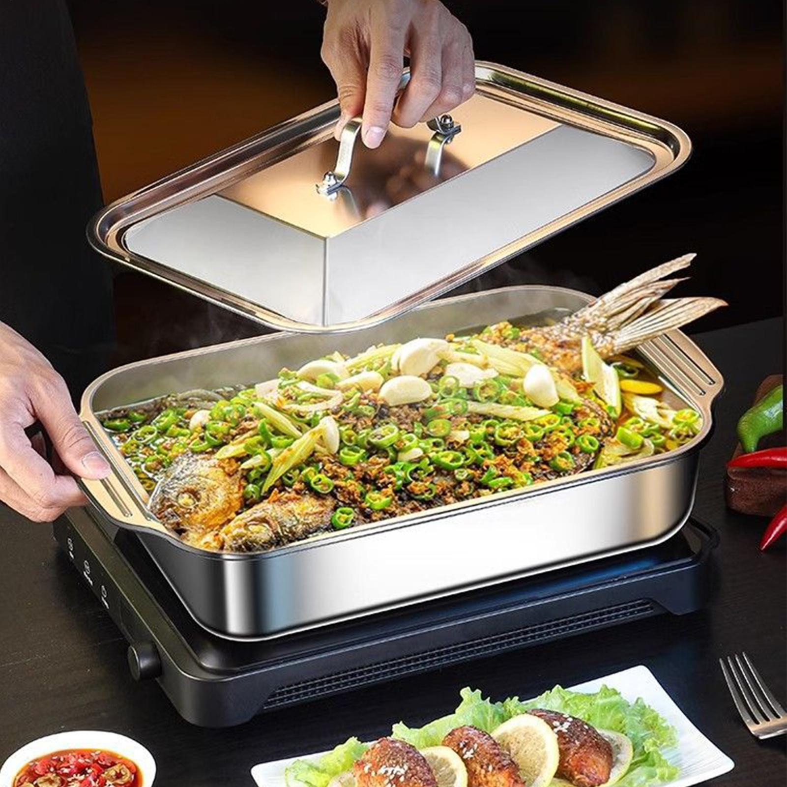 Stainless Steel Baking Pan wit - Kitchen Accessories For Baking 评论和价格