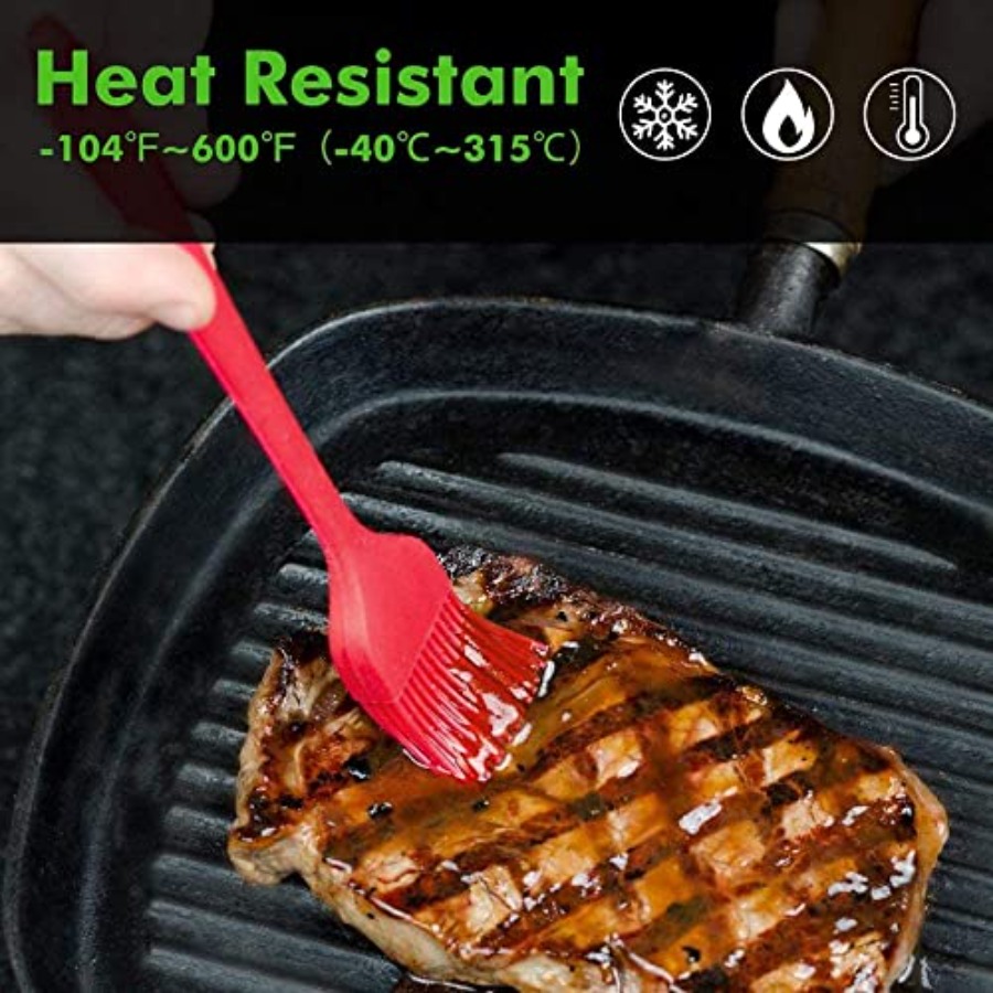 Silicone Pastry Basting Brush  - Kitchen Baking Brush 评论和价格