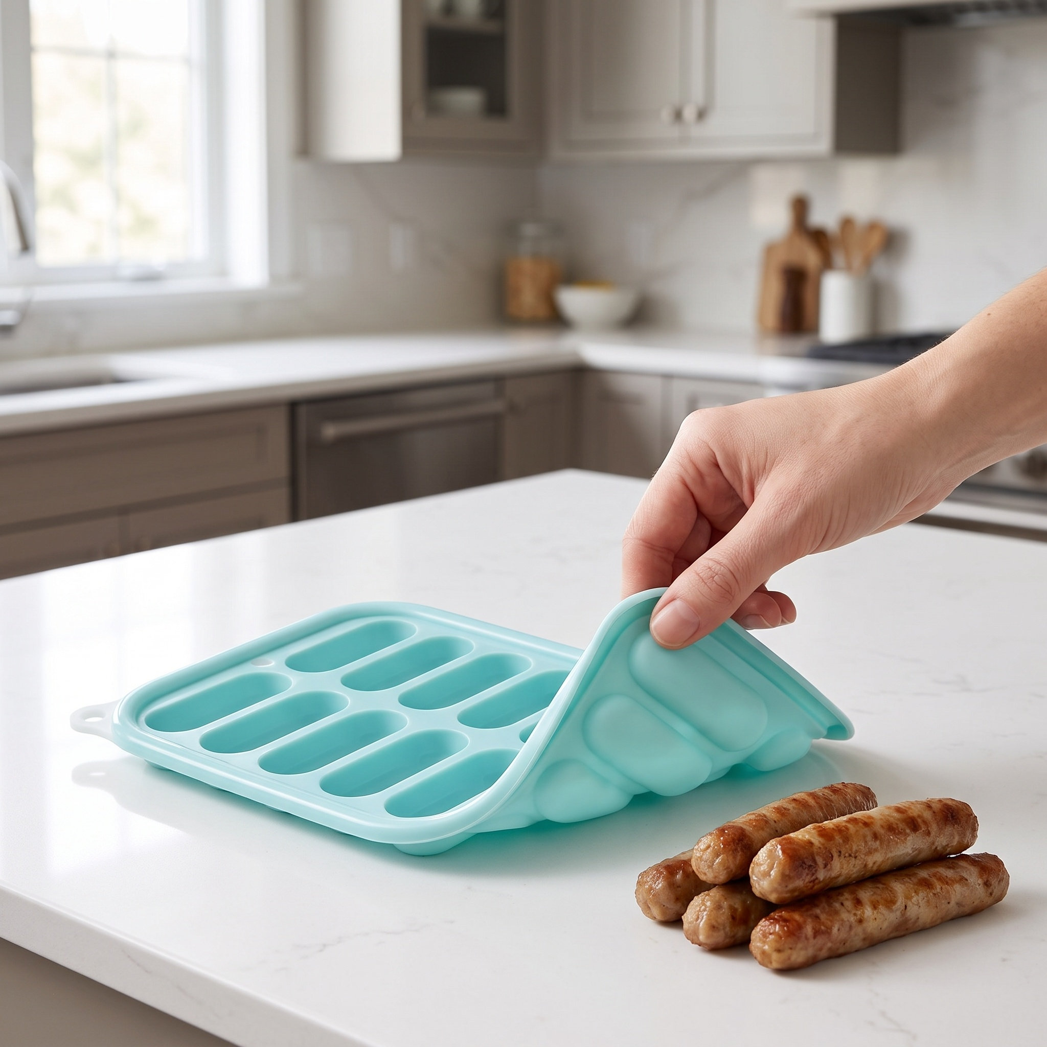 Ice Cube Tray Silicone Mold Ta - Kitchen Essentials Baking Tray 评论和价格