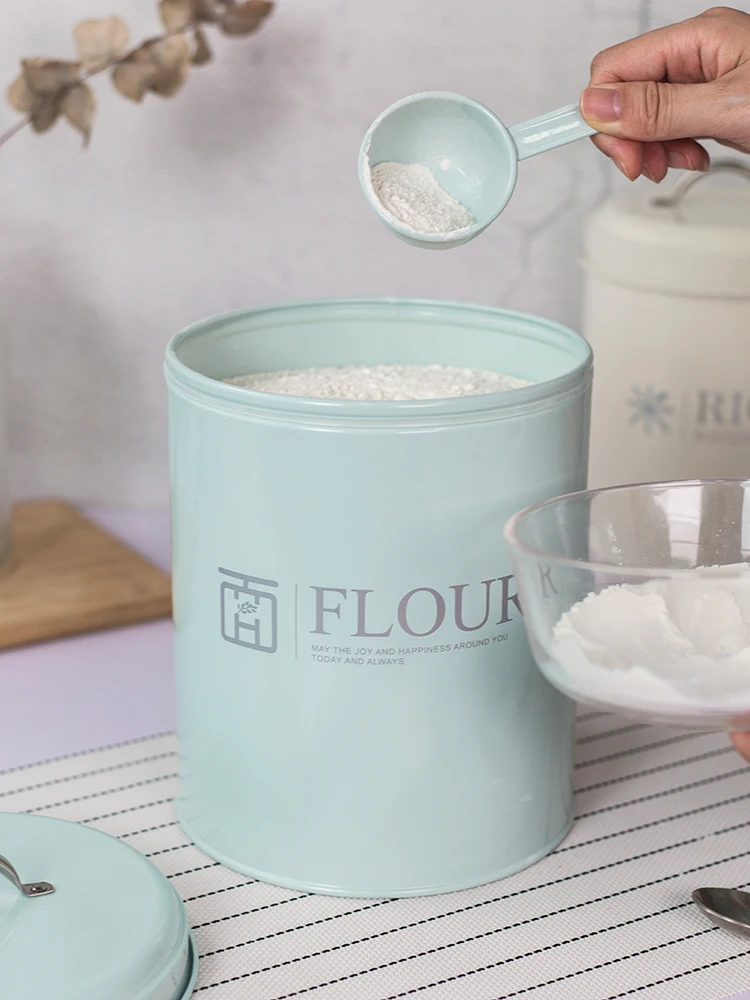 Round Type Baking Flour Storag - Kitchen Baking Storage Containers 评论和价格