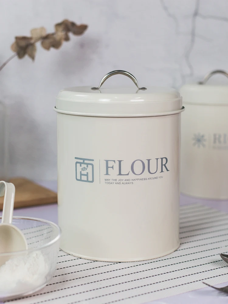 Round Type Baking Flour Storag - Kitchen Baking Storage Containers 评论和价格