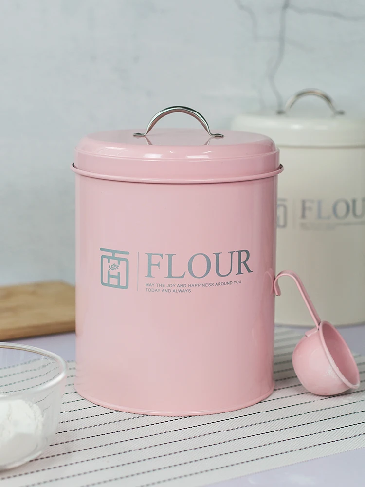 Round Type Baking Flour Storag - Kitchen Baking Storage Containers 评论和价格