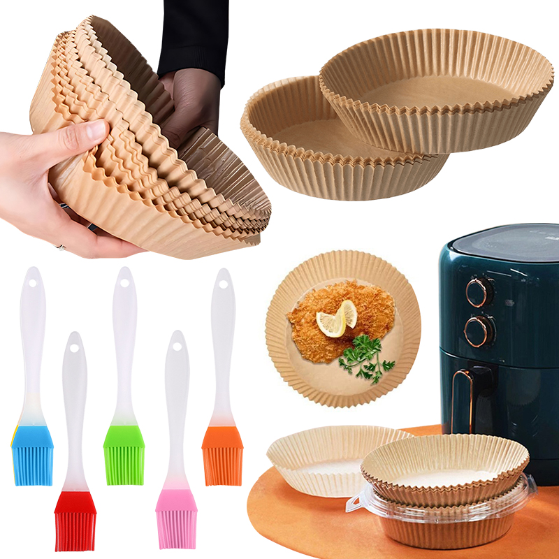 50/100PCS Air Fryer Paper Plat - Kitchen Baking Brush 评论和价格